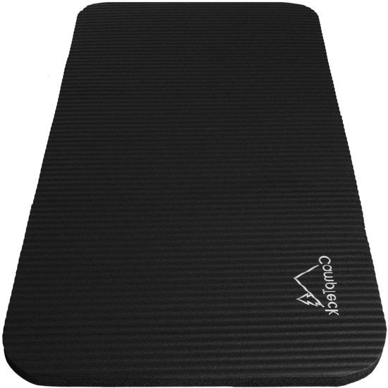 Protezioni ginocchia morbide a schiuma - Adatte per fitness e Pilates - 2 pezzi - Nero - Incrementato comfort
