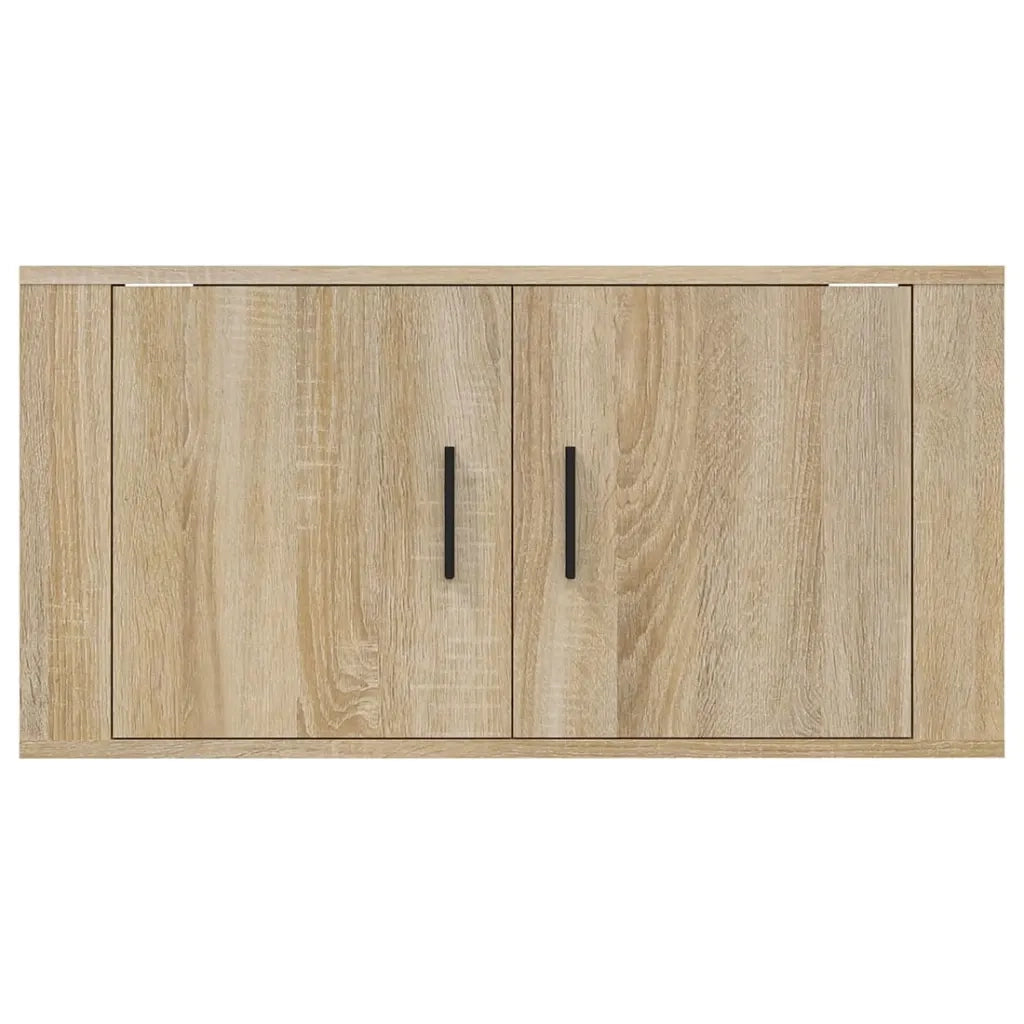 Mobile TV a Parete | Armadietto TV | Mobile Porta TV rovere sonoma 80x34,5x40 cm