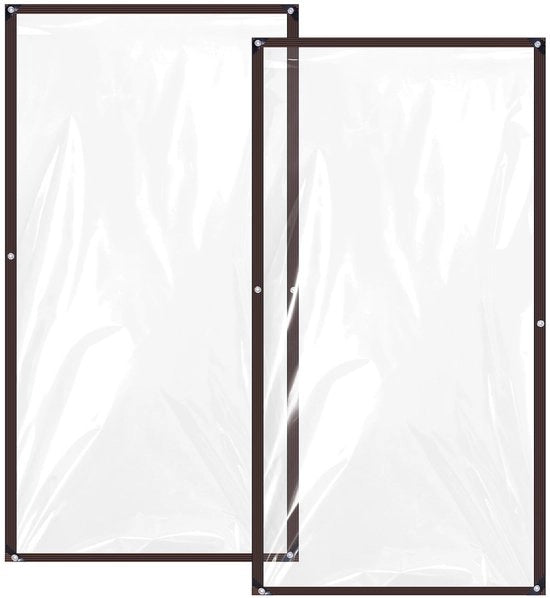 Telaio di Copertura Transparente - Robusto PE - 2 m x 1 m - Impermeabile - Protezione contro Pioggia/Neve/Vento - Telaio di Giardino