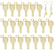 20 Pezzi di Racket da Tennis in Oro per Creare Gioielli