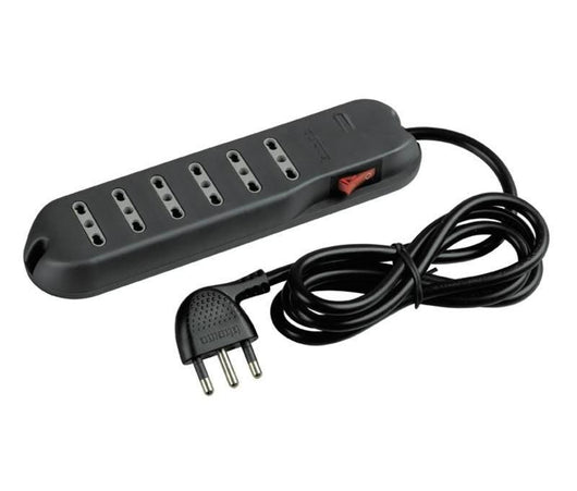 bticino 3631GB prolunghe e multiple 6 presa(e) AC Nero
