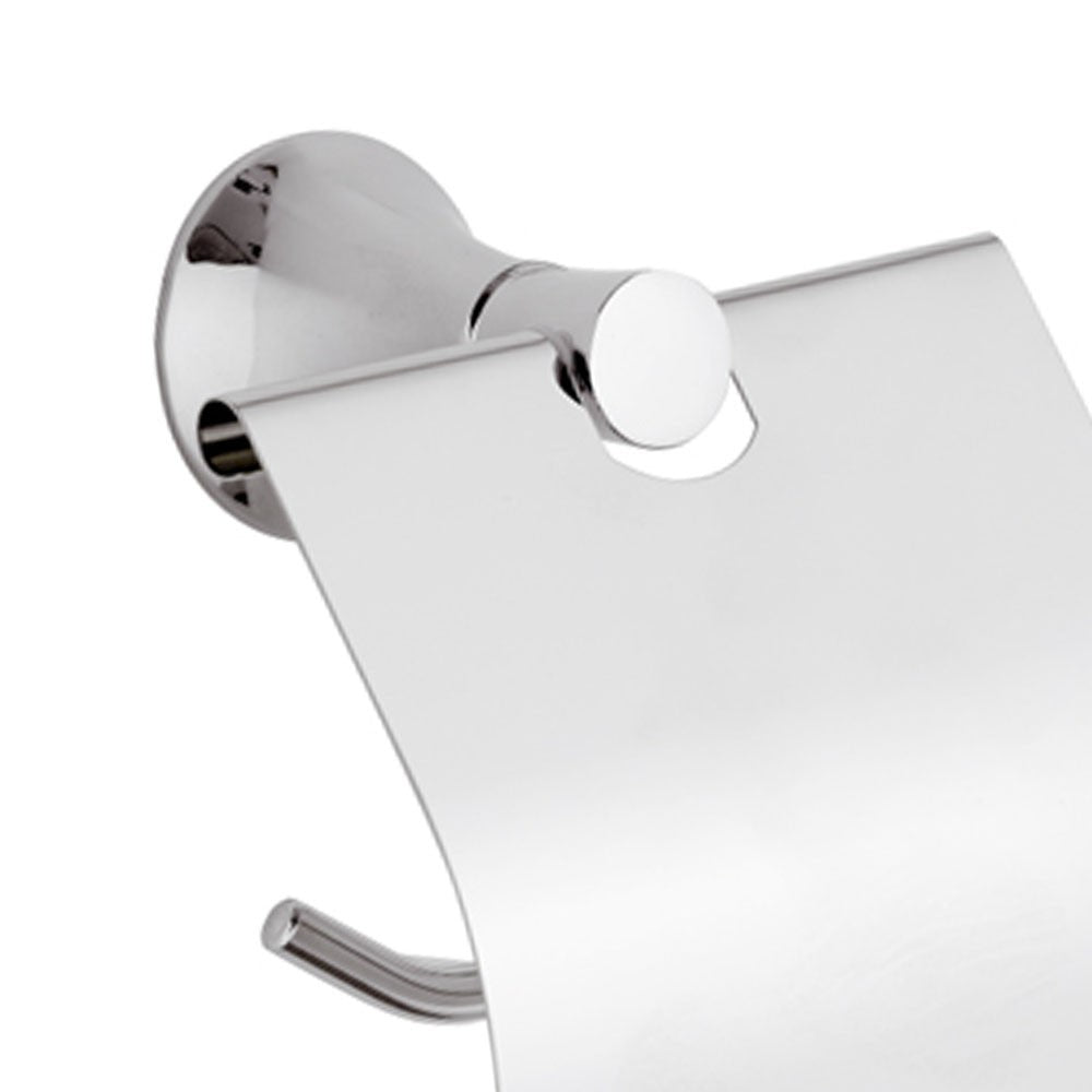 Portarotolo con coperchio da muro - serie delicata