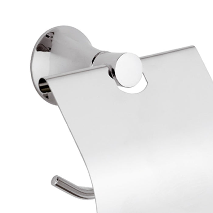 Portarotolo con coperchio da muro - serie delicata