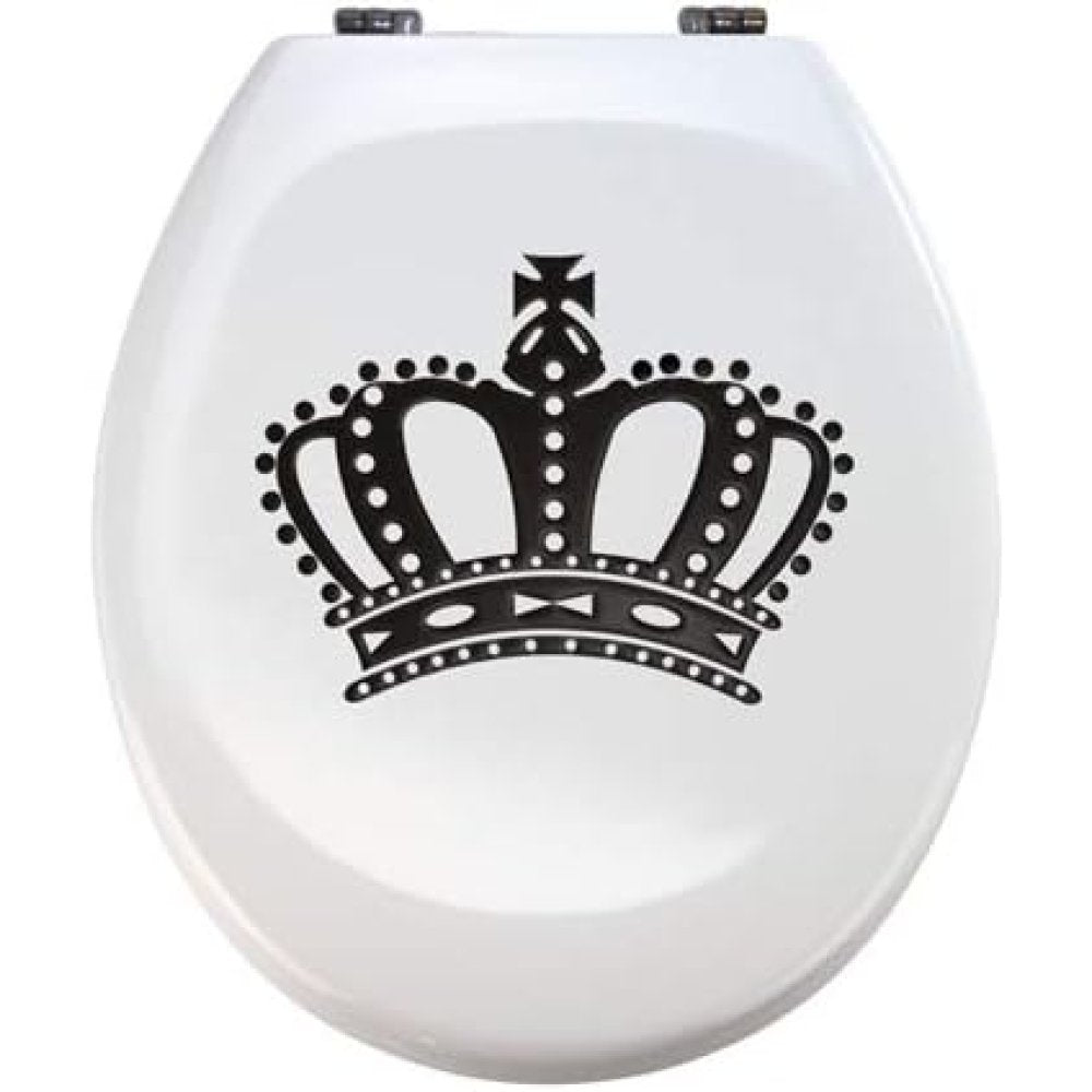 Corona di nero opaco per pressalit sedile wc,
