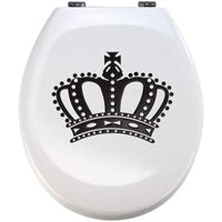 Corona di nero opaco per pressalit sedile wc,