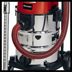 Einhell TE-VC 36/30 Li S-Solo 30 L Aspiratore a cilindro Secco e bagnato Sacchetto per la polvere