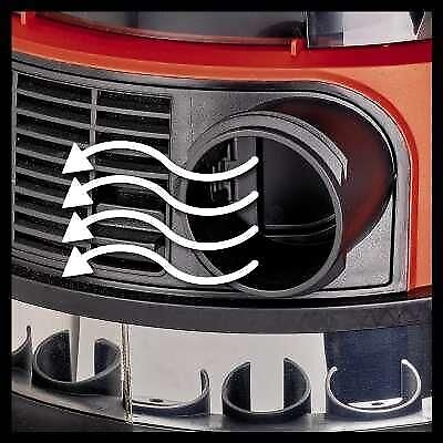 Einhell TE-VC 36/30 Li S-Solo 30 L Aspiratore a cilindro Secco e bagnato Sacchetto per la polvere