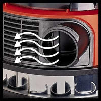 Einhell TE-VC 36/30 Li S-Solo 30 L Aspiratore a cilindro Secco e bagnato Sacchetto per la polvere
