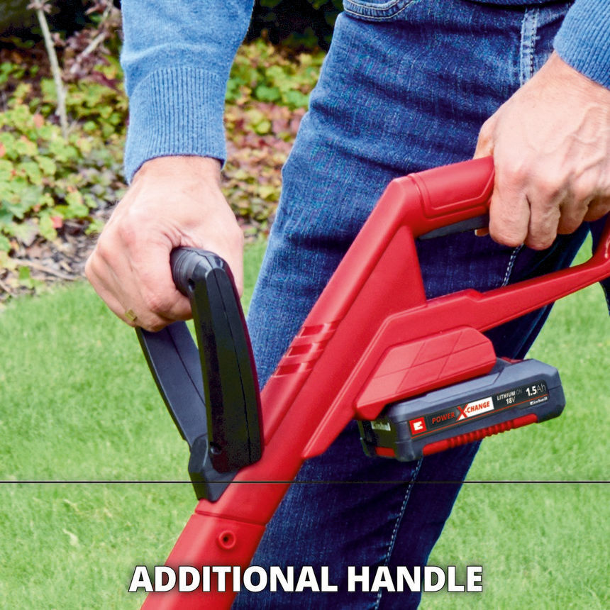 Einhell 3411104 decespugliatore e tagliabordi 24 cm Batteria Nero, Rosso