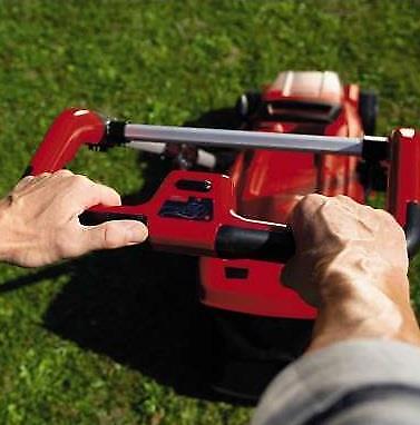 Einhell GE-CM 36/37 Li-Solo tagliaerba Tagliaerba a spinta Batteria Nero, Rosso