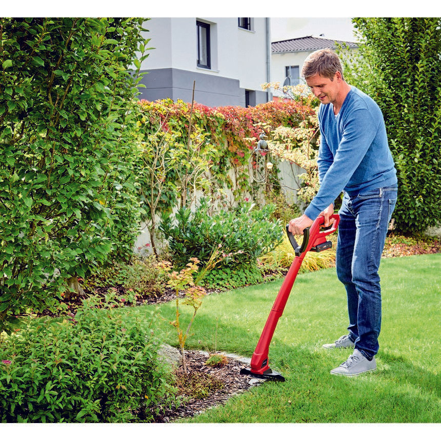 Einhell 3411104 decespugliatore e tagliabordi 24 cm Batteria Nero, Rosso