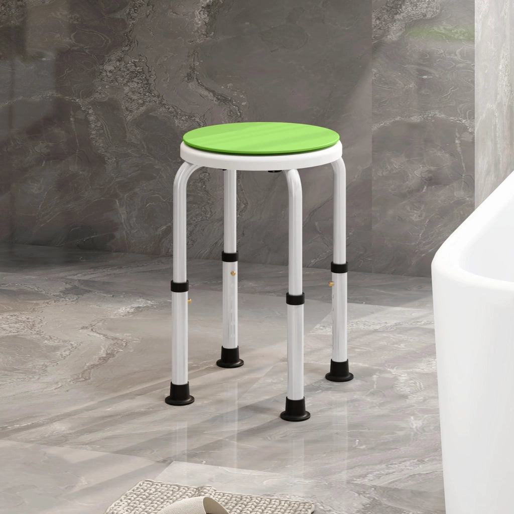Sgabello da doccia regolabile girevole ¨C Minimal ¨C alluminio