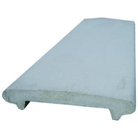 Copertina gettata con bordo arro tondato 100x16 coprimuretto b07w