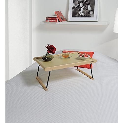 Foppapedretti Morfeo Vassoio da letto Rettangolo Noce, Nero