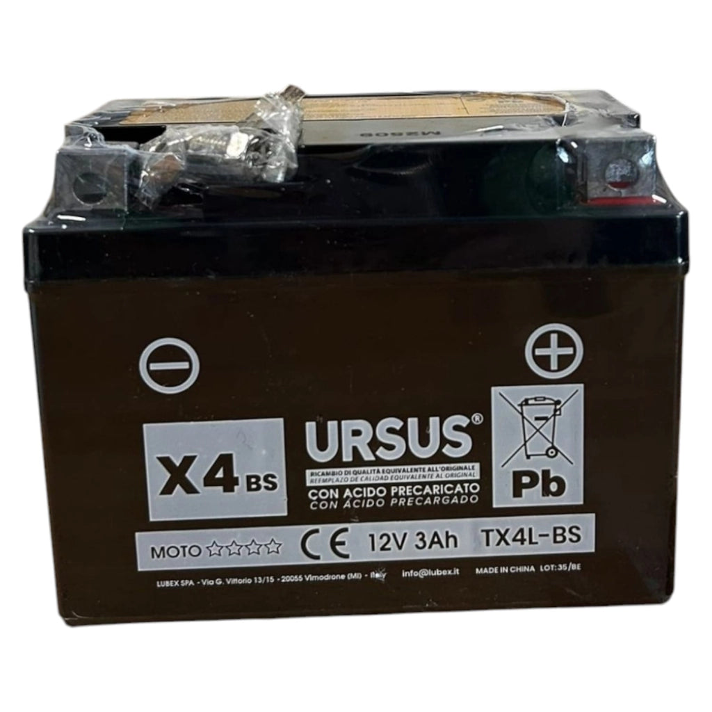 BATTERIA PER MOTO URSUS X4BS 3AH