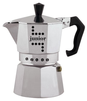 Bialetti Caffettiera Junior 3 Tazze Alluminio