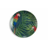 Servizio Piatti 18 Pezzi in Porcellana VdE Tivoli 1996 Parrot Jungle