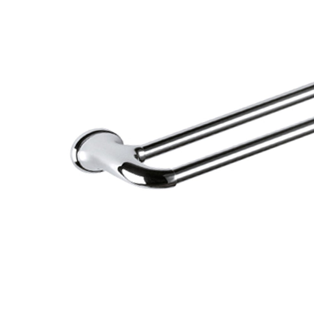 Porta salviette doppio da muro 60 cm - serie 900