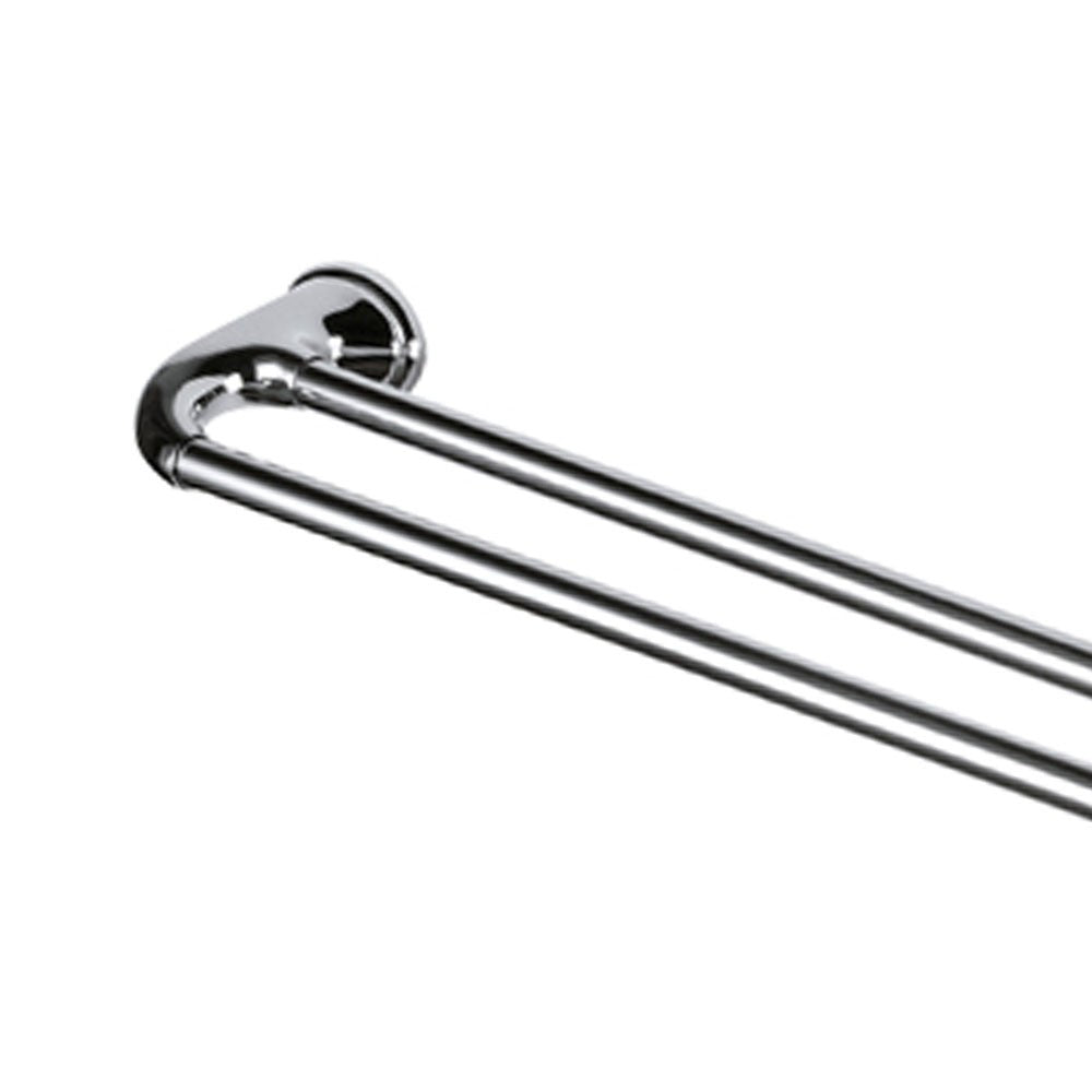 Porta salviette doppio da muro 60 cm - serie 900