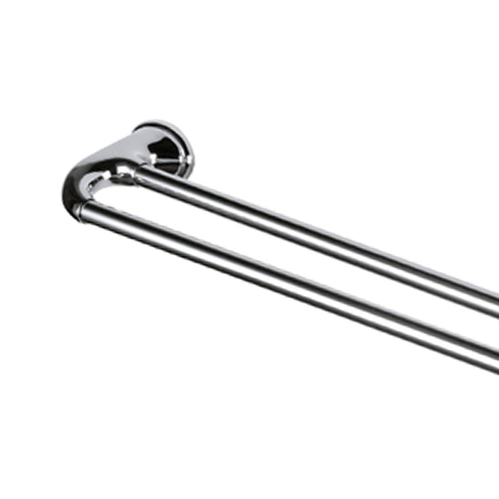 Porta salviette doppio da muro 60 cm - serie 900