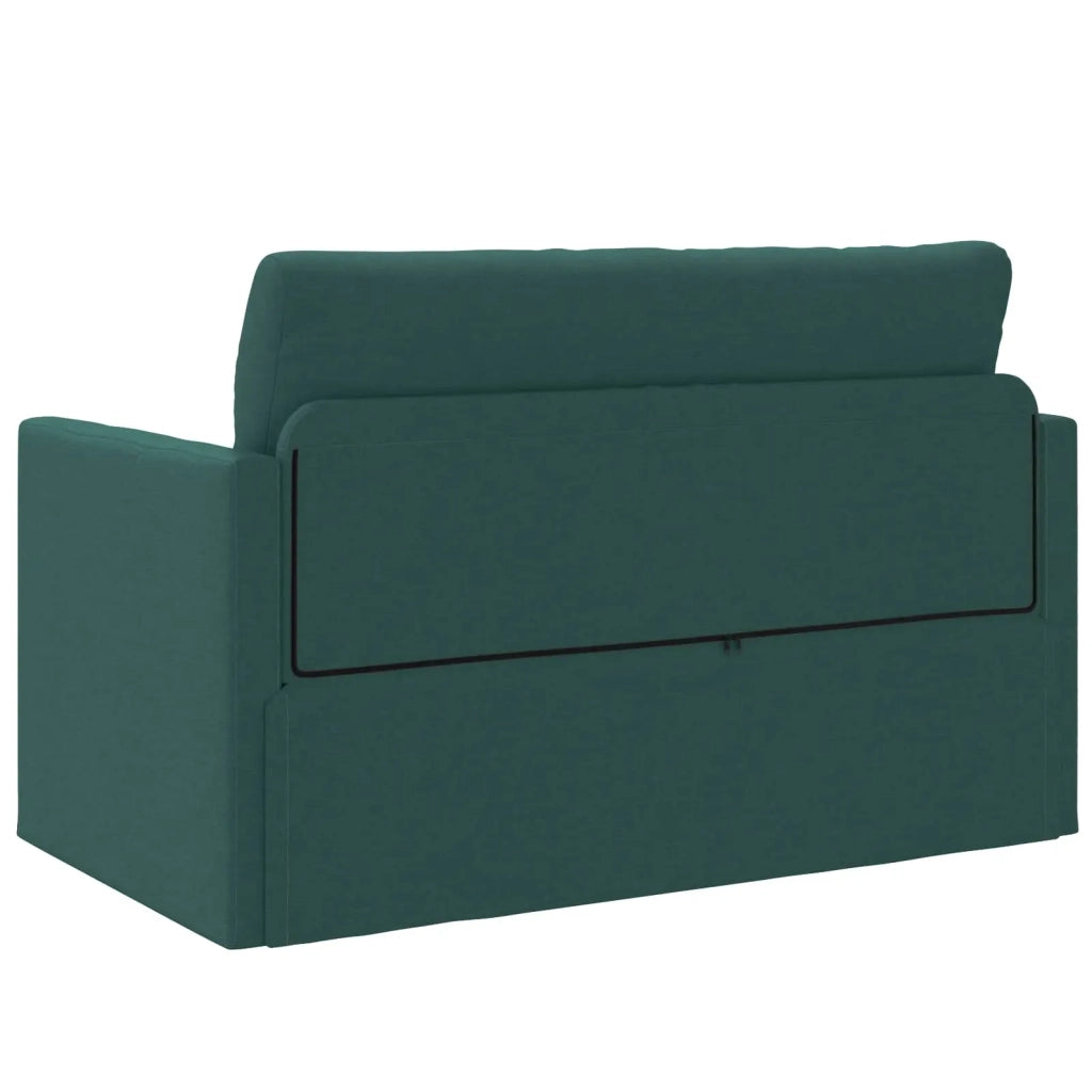 Divano letto 110cm Verde Scuro Tessuto 4106695