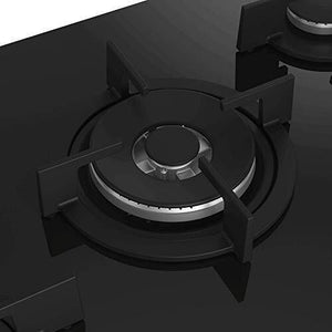 Beko HISW 75222 S piano cottura Nero Da incasso 68 cm Gas 5 Fornello(i)