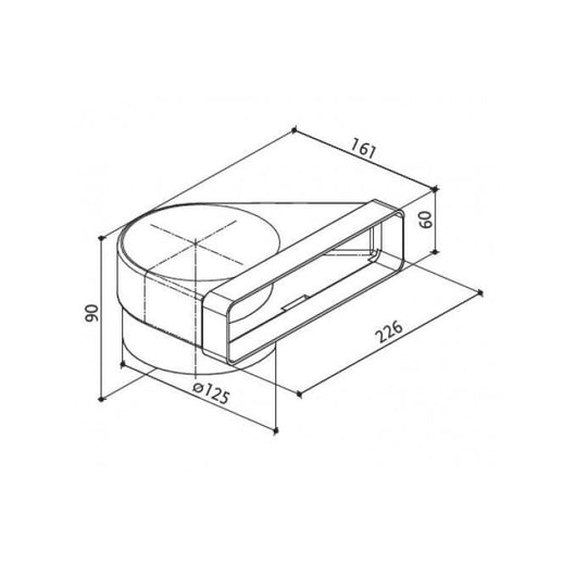 FABER S.p.A. 112.0157.298 accessorio per cappa Tubo di prolunga per cappa aspirante
