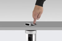 EVOline Port prolunghe e multiple 3 m 3 presa(e) AC Interno Nero, Acciaio inossidabile