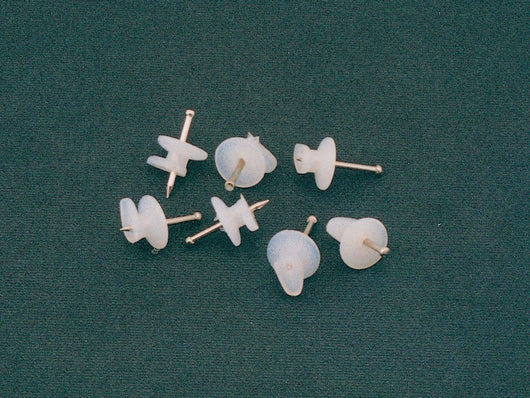 conf. 20 ganci in nylon da parete a 1 punta cod:ferx.22138