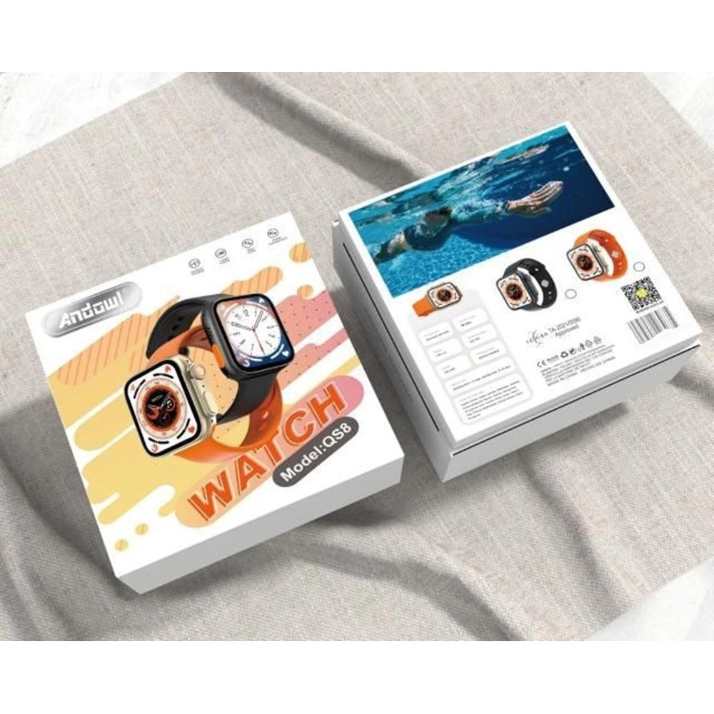 Trade Shop - Smartwatch Orologio Da Polso Monitoraggio Fitness Salute Attività Sportive Qs8 -