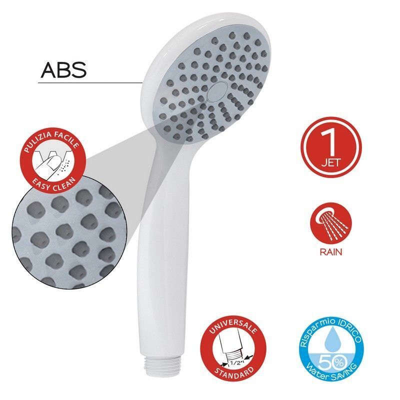 Gedy Doccetta G-Easy Bianco Abs 20x6,7x6 Cm