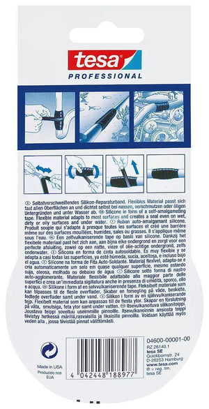 TESA 04600-00001-00 nastro sigillante Nero 3 m