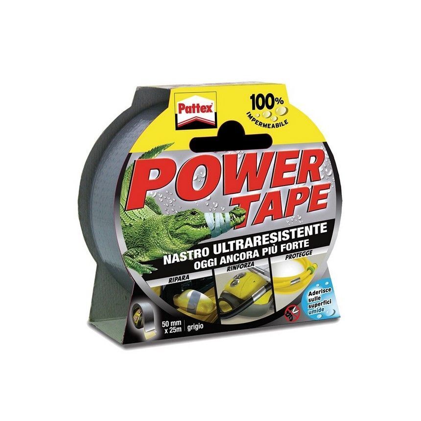 Henkel Nastro Power Tape Grigio Mm 50X25Mt