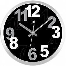 Lowell 14942 Orologio al quarzo Cerchio Alluminio, Nero