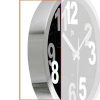 Lowell 14942 Orologio al quarzo Cerchio Alluminio, Nero