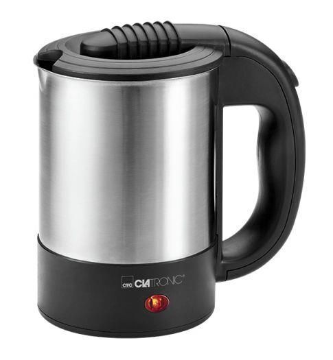 Clatronic WKR 3624 bollitore elettrico 0,5 L 1000 W Nero, Acciaio inox