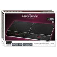 ProfiCook PC-DKI 1067 Nero Superficie piana 60.5 cm Piano cottura a induzione 2 Fornello(i)