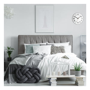 TFA-Dostmann 60.3017 orologio da parete e da tavolo Orologio al quarzo Cerchio Grigio, Bianco