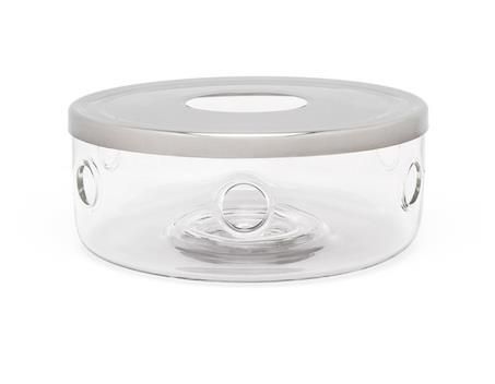 Bredemeijer Minuet scaldateiera Vetro, Acciaio inossidabile Rotondo