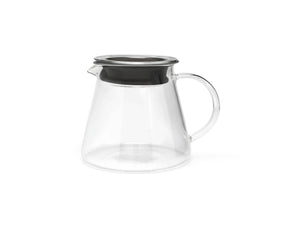 Leopold Vienna LV113012 caffettiera manuale Macchina per caffè a cialde 0,5 L Argento, Trasparente