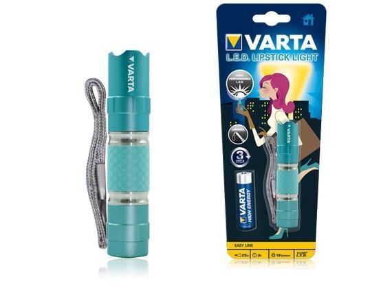 Varta LED Lipstick Light Rosa, Turchese Torcia a mano