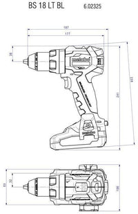 Metabo 602325840 cacciavite elettrico e avvitatore a impulso Nero