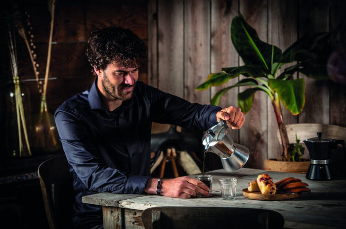 Leopold Vienna LV113009 caffettiera manuale Moka 0,31 L Argento