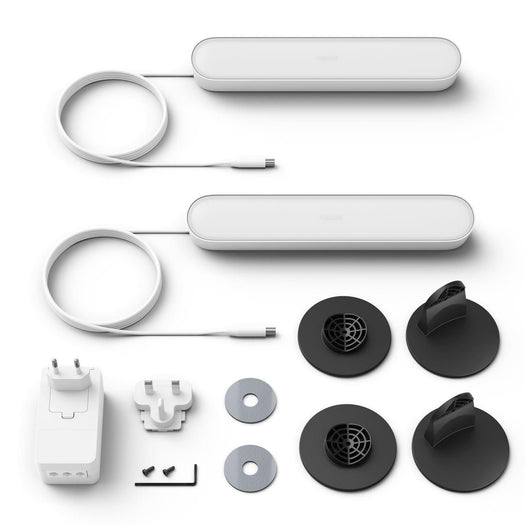 Philips Hue White and Color ambiance Play Kit Base con alimentatore 2 pezzi Bianco