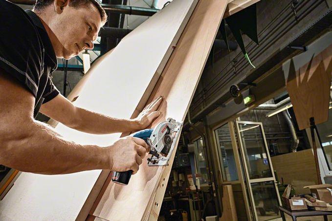 Bosch GKS 10.8 V-LI 8,5 cm Nero, Blu, Metallico 1400 Giri/min