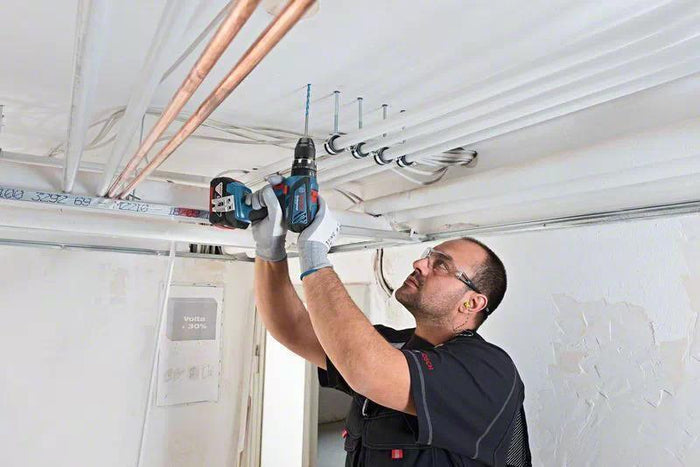 Bosch GSB 18V-28 Professional 1900 Giri/min Nero, Blu, Rosso