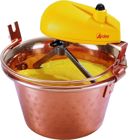 Ardes AR2460 Paiolo Elettrico in Rame Per Polenta e Marmellata Porzioni Per 4-7 persone Ø 26 cm