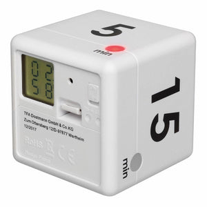 TFA-Dostmann 38.2032.02 timer da cucina Timer da cucina digitale Bianco