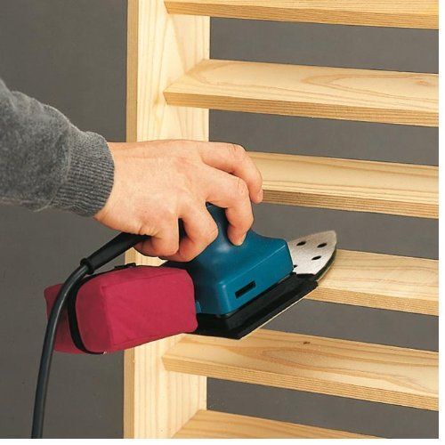 Makita BO4565K levigatrice portatile Levigatrice orbitale 14000 OPM Nero, Turchese 200 W