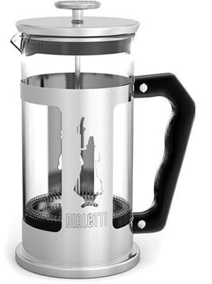 Bialetti French Press 1 L Nero, Argento, Trasparente